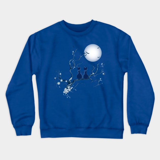 Loving night Crewneck Sweatshirt by HagalArt